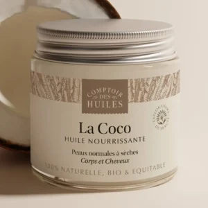 Huile de coco BIO - Soin corps et cheveux